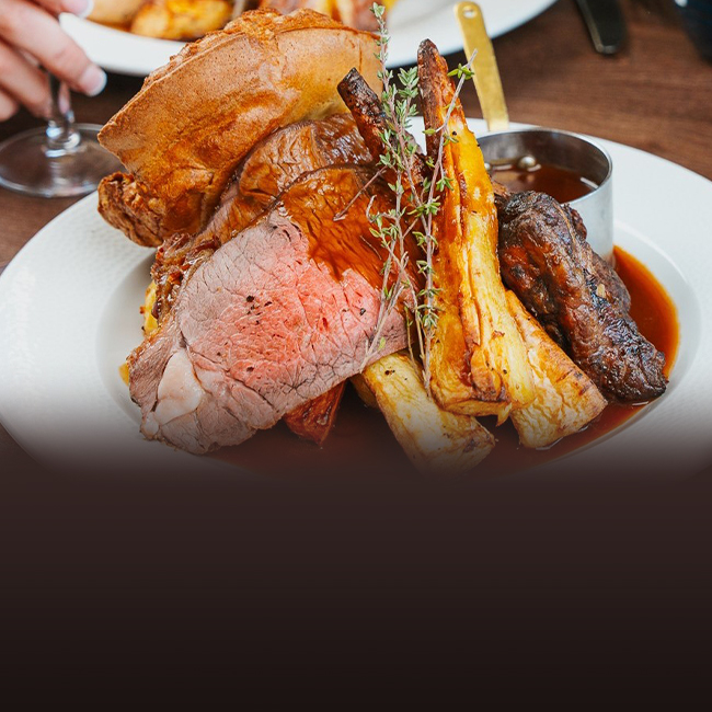 Sunday menu at The Dukes Head
