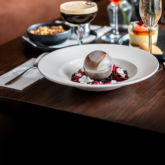 Dessert menu at The Dukes Head